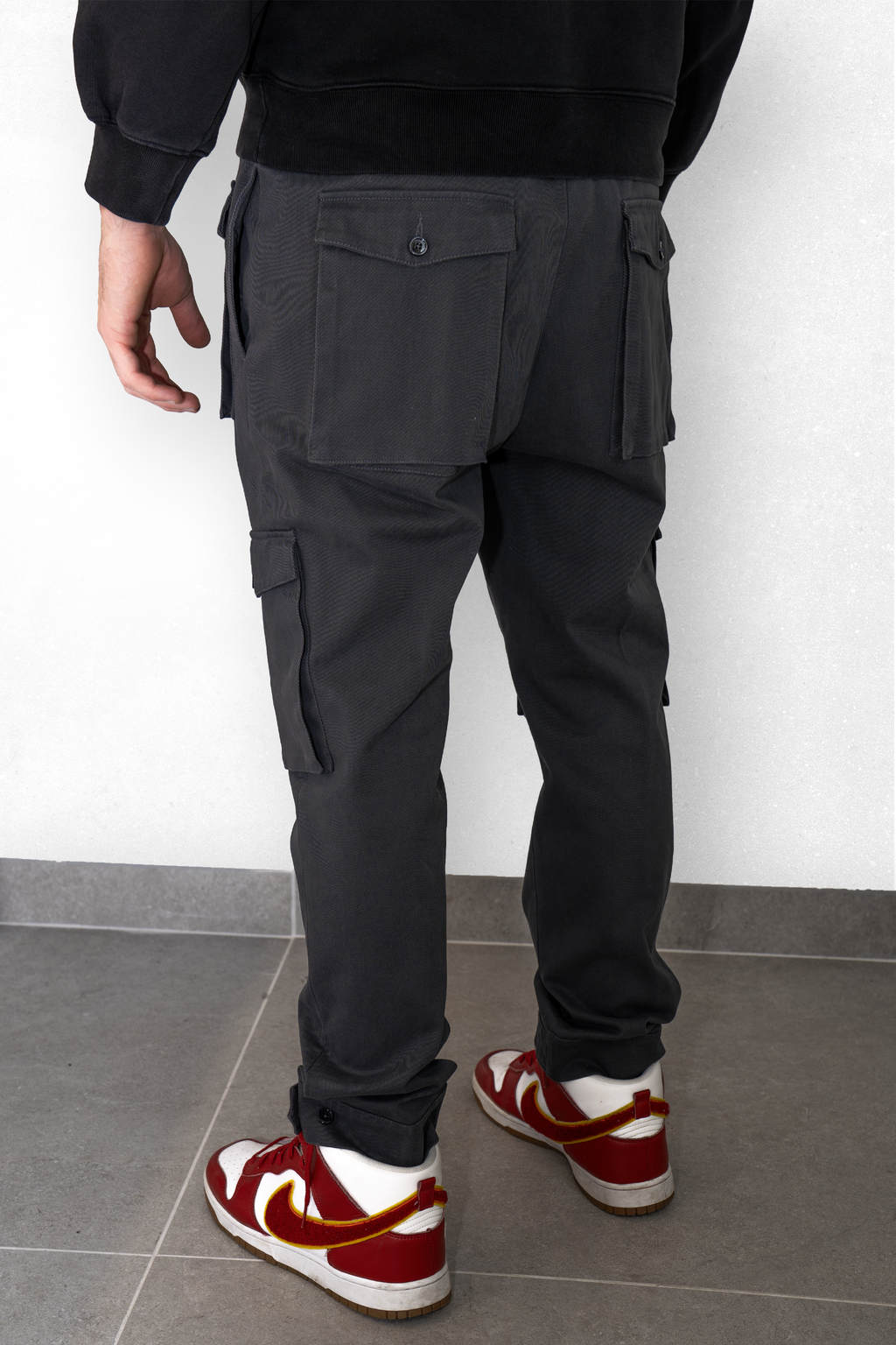 Daniele Alessandrini Grey Pantalone Cargo