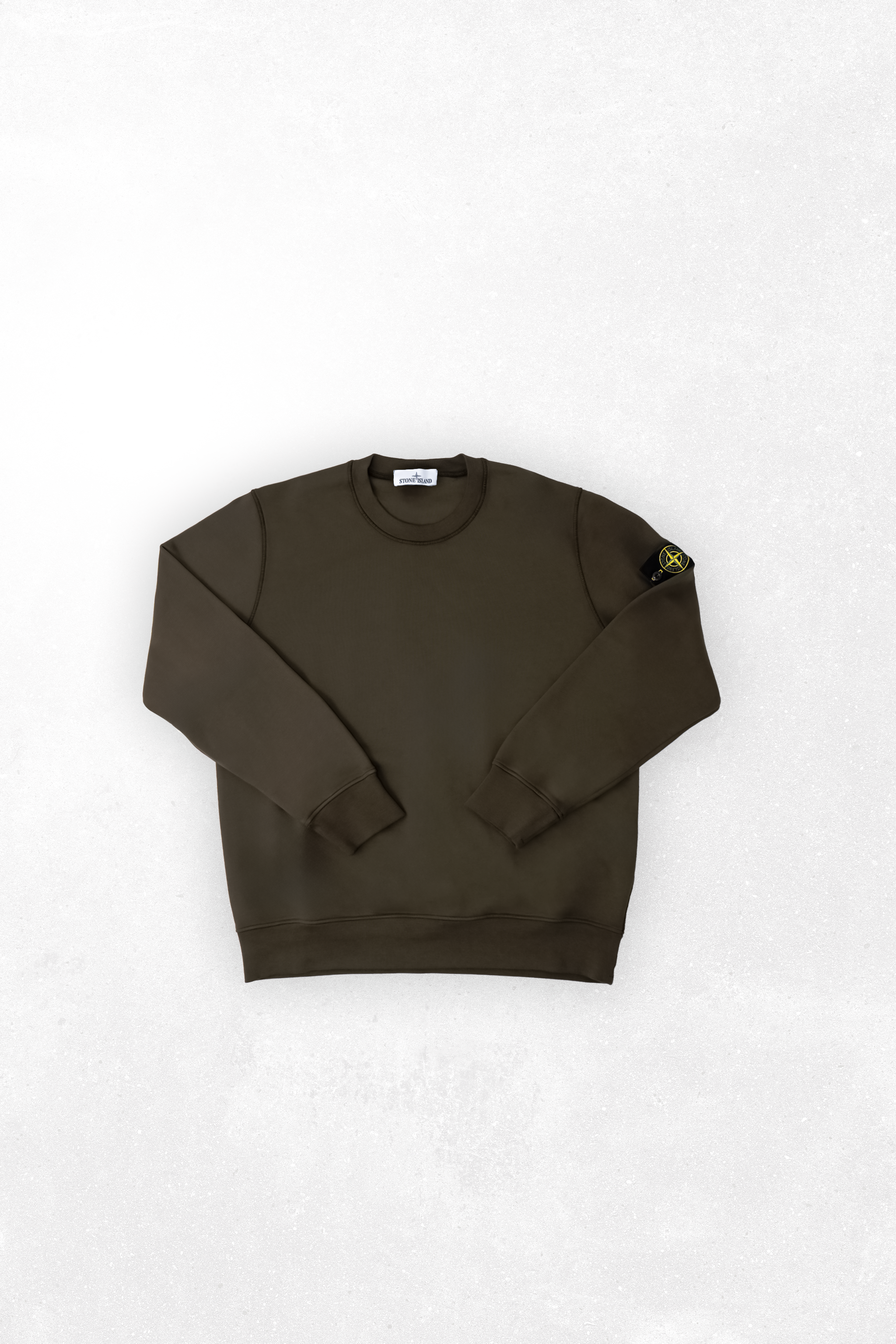 Stone Island Felpa girocollo garzata