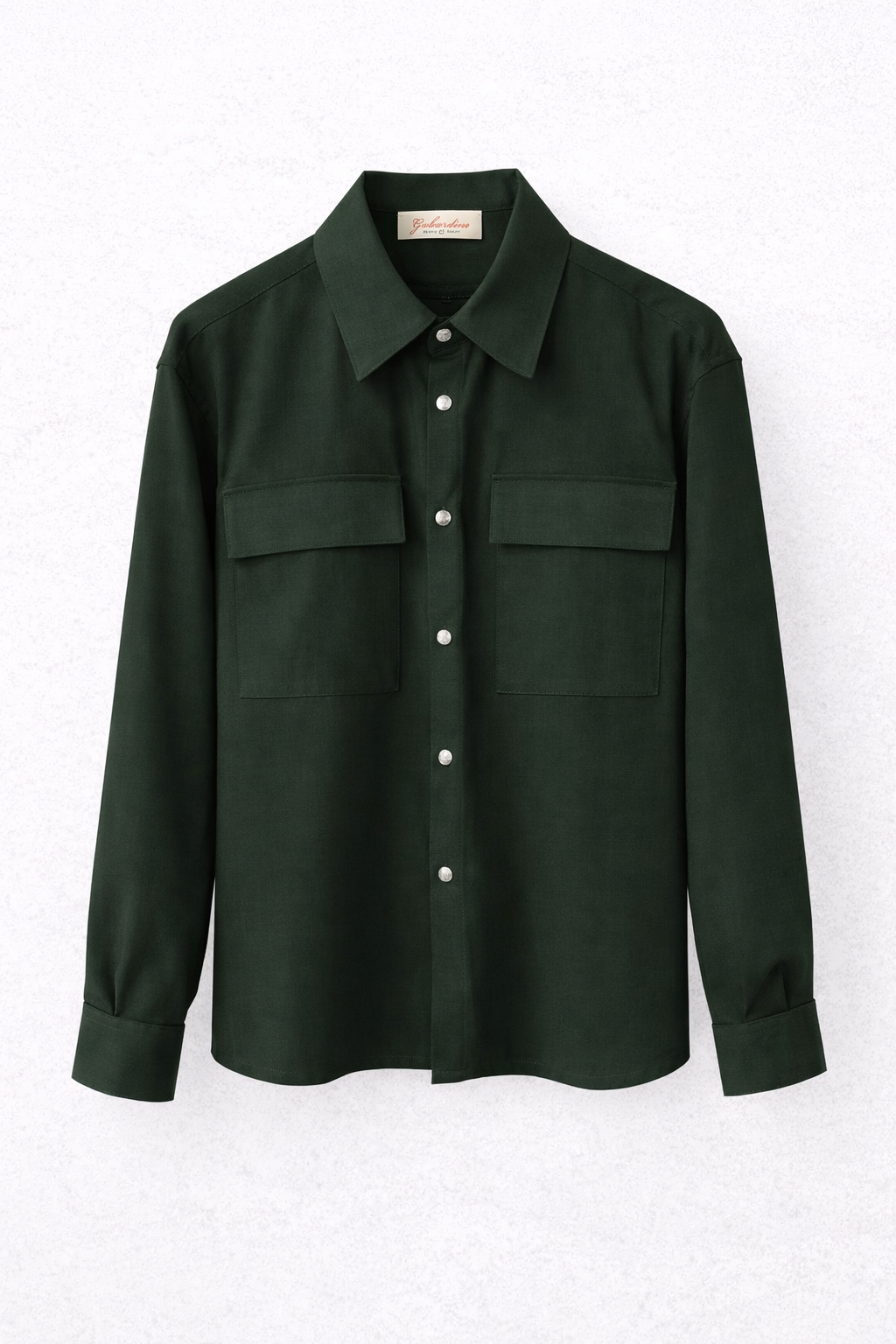 Gabardine camicia overshirt
