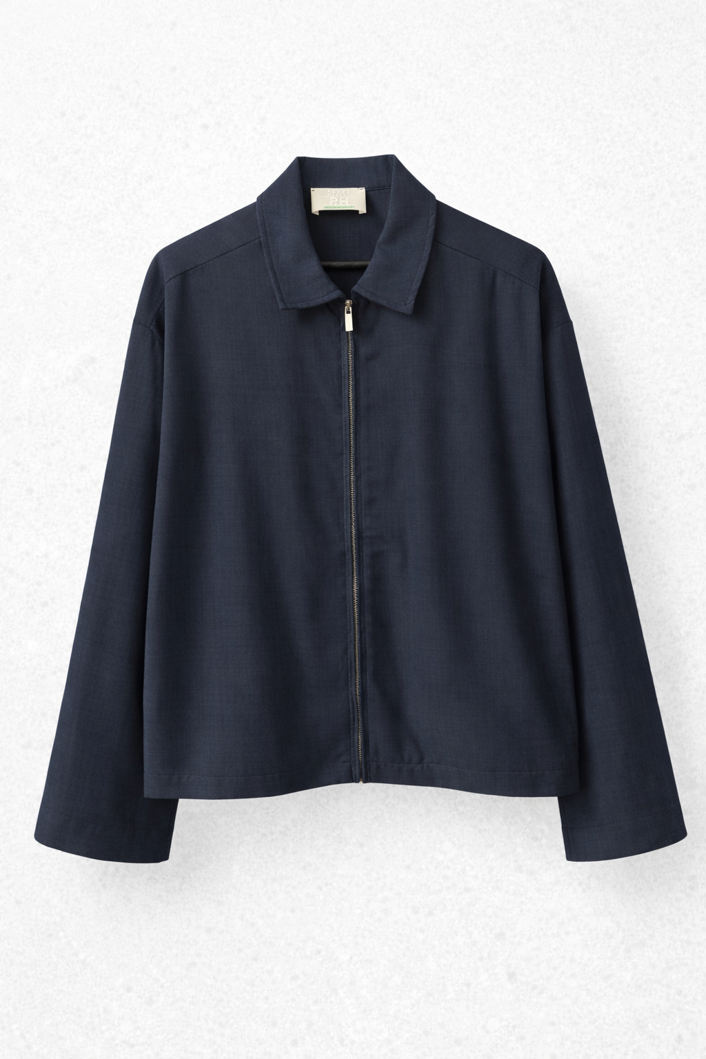 Peter Hadley Camicia overshirt con zip