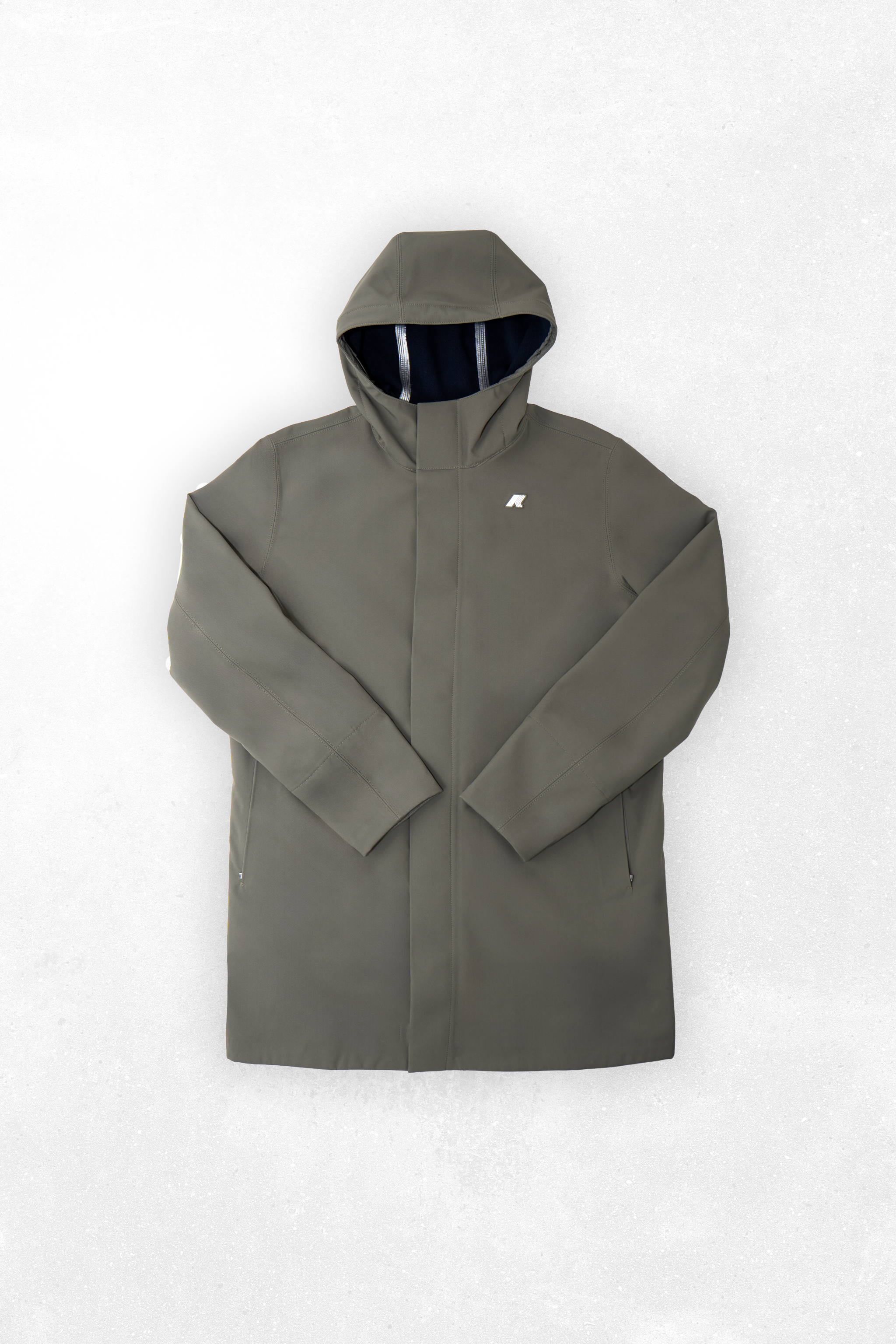 K-way parka con cappuccio