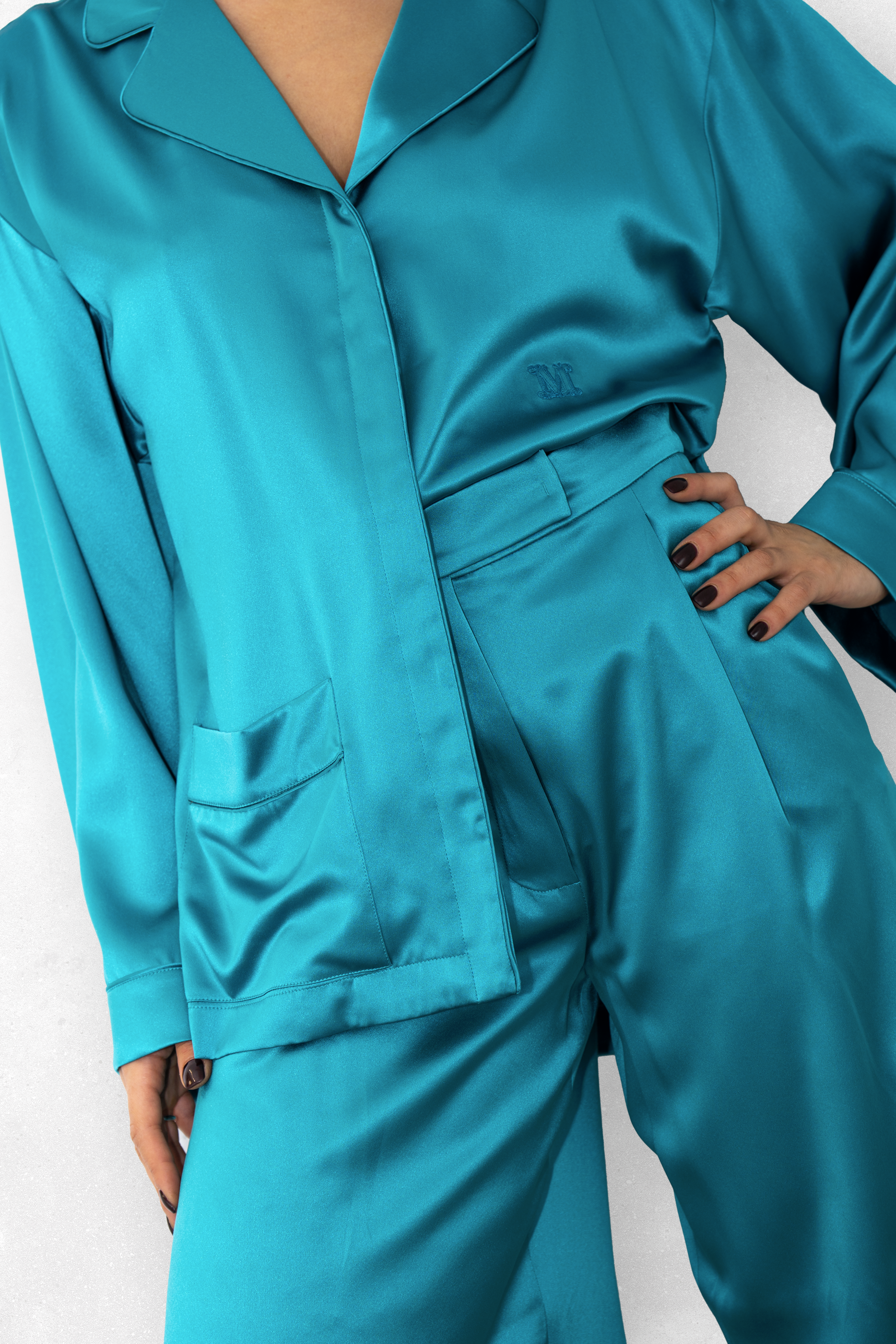 Max Mara camicia in seta