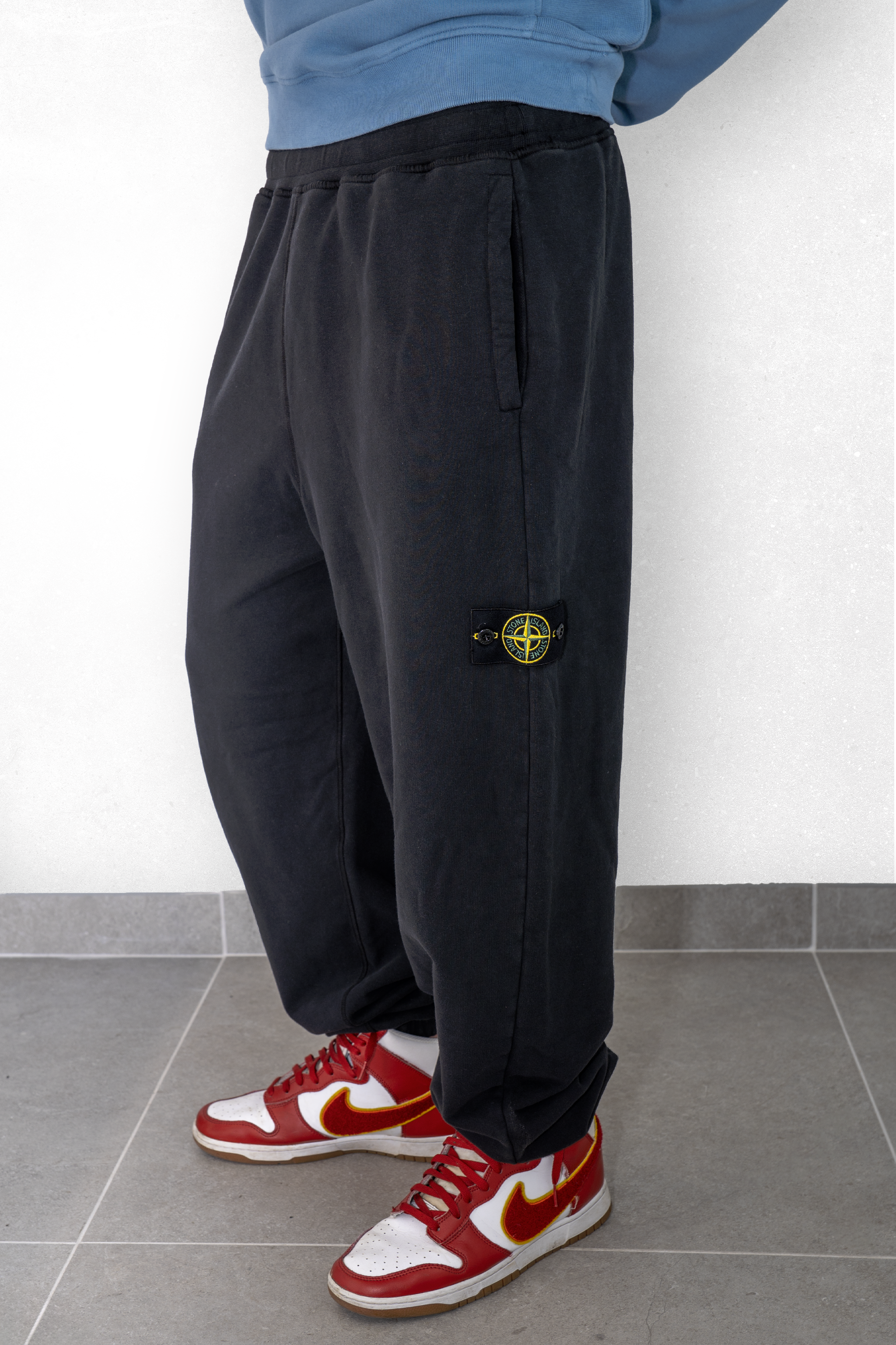 Stone Island Pantalone tuta felpato