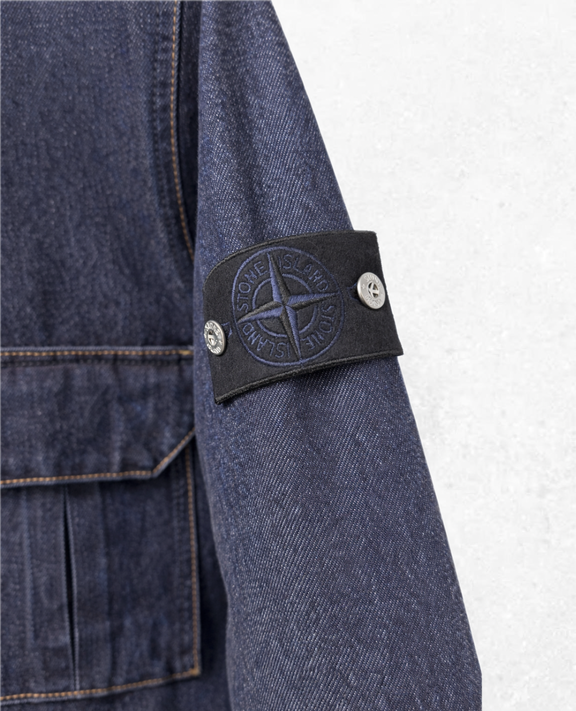 Stone Island overshirt in denim
